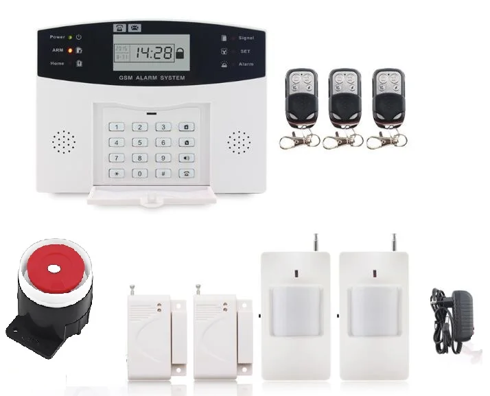 Metal Remote Control Voice Prompt Wireless door sensor Security Home