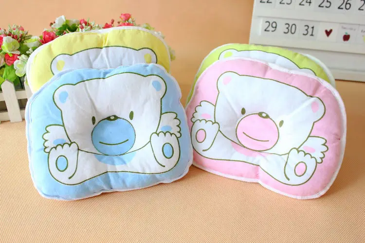 Newborn Infant Anti Roll Pillow Flat Head Neck Prevent Infant Support Baby Crib Flat Head Pillow for Newborn YYT344 down comforter