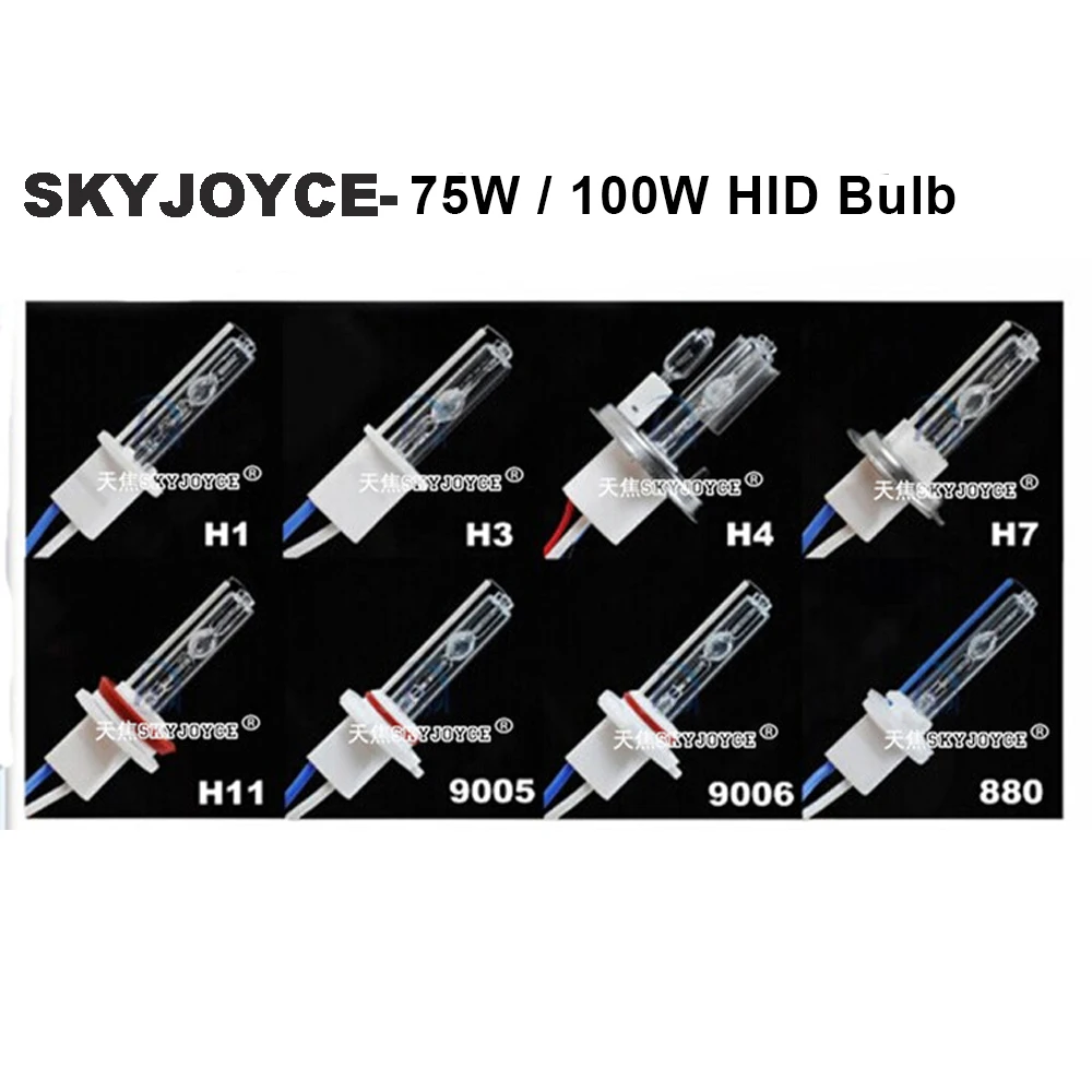 SKYJOYCE HID Xenon Headlight h7 70W xenon bulbs 24V 6000k H1 H11 H3 100W 24V hid lamp 4300K 5000K 8000K car styling accessory 