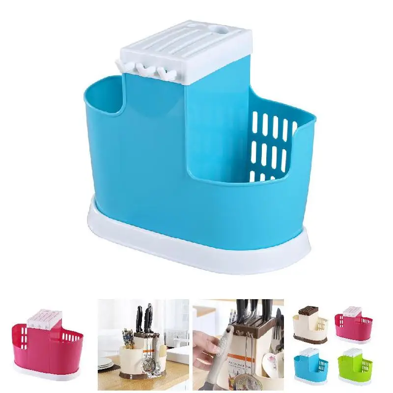 

1 Pcs Storage Draining Rack Holder Organizer Drainer Drying For Spoon Chopsticks Fork HTQ99