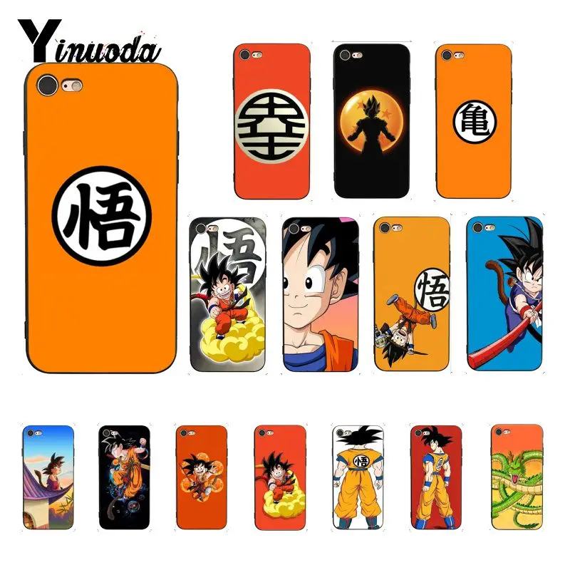 

Yinuoda DRAGON BALL Z DBZ Goku Luxury Unique Design PhoneCase for iPhone 8 7 6 6S 6Plus X XS MAX 5 5S SE XR 10 Cover