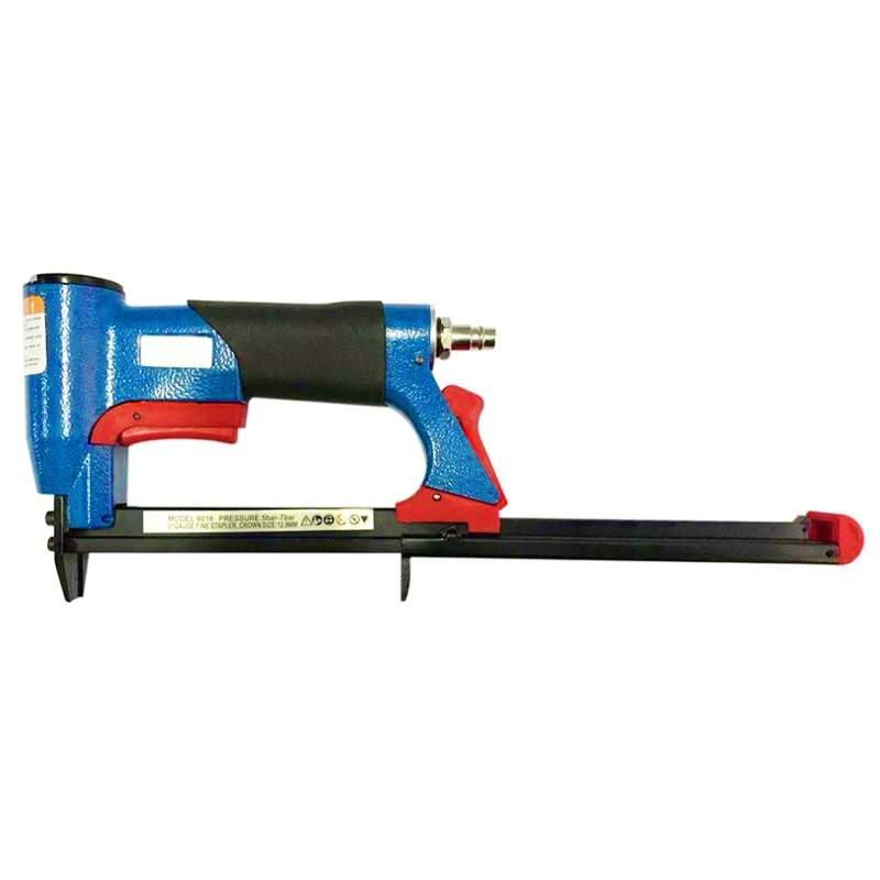 1/2 Inch Pneumatic Air Stapler Nailer Fine Stapler Tool For Furniture Blue Nailer Tool 4-16Mm Woodworking Pneumatic Air Power