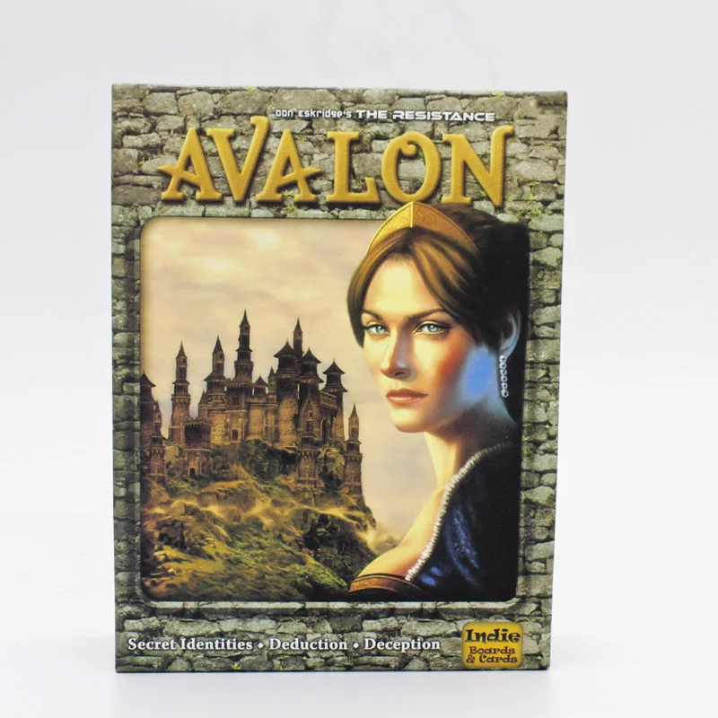 2019 New Resistance Avalon Indie Family Interactive Full English Board Game Card Children's Educational Toys