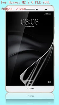 

Transparent Lcd Screen Protector Film for Huawei M2 7.0 PLE-703L explosion-proof membrane without retail packing 200pcs/lot