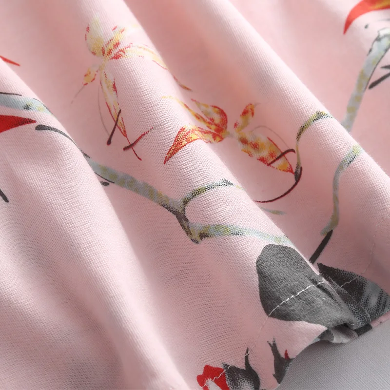 Весна 2019 WAVMIT новый женские пижамы хлопок костюмы Длинные Топы корректирующие комплект Женская пижама наборы для ухода за кожей ночной