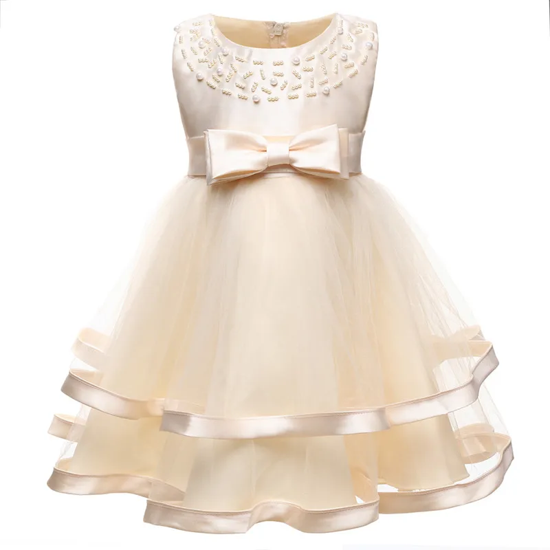 Elegant Beading Baby Girls Dress Kids Wedding Party Princess Ball Gown Fashion Girls Party Evening Dresses For Children Clothes (9)