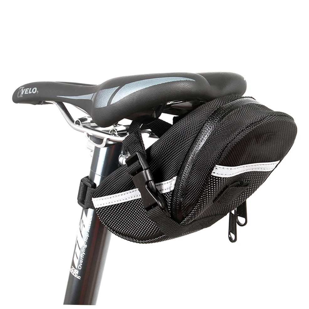 Outdoor Waterproof Bicycle Back Seat Nylon Saddle Bag Cycling Mountain