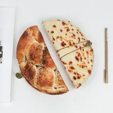Simulação de alimentos panqueca lápis caso caneta nova diversão panquecas caneta saco de armazenamento de artigos de papelaria material escolar armazenamento em casa(China)