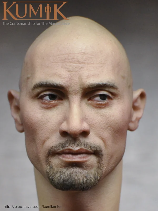 KUMIK 1/6 KM16-91 Europe Male Head Sculpt Man Head Model 12'' Figure Accessories 