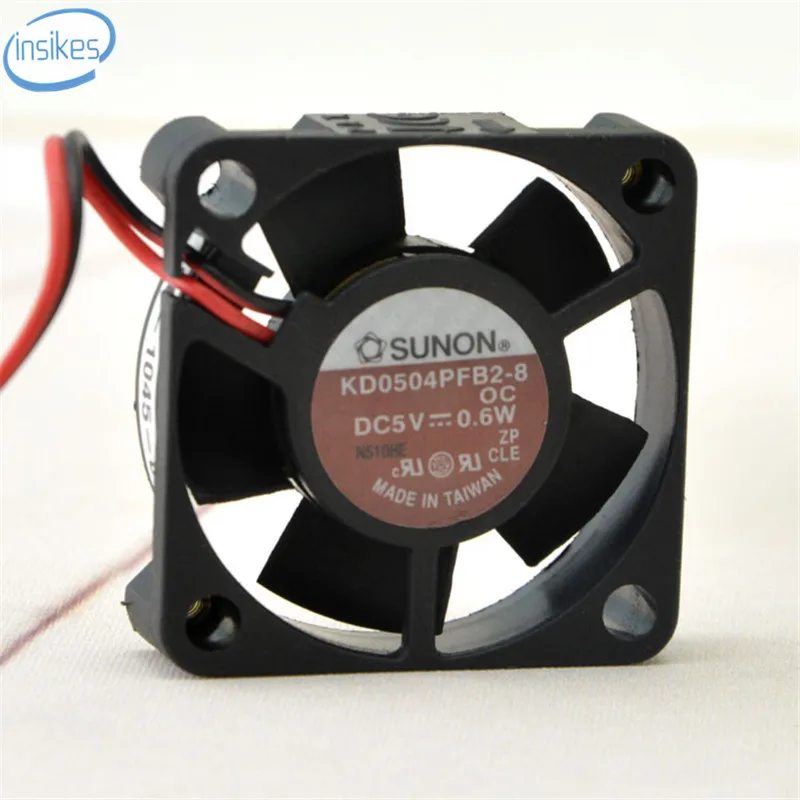 

Sunon KD0504PFB2-8 Switch Chassis Cooling Fan DC 5V 0.12A 0.6W 4010 40*40*10mm 2 Wires