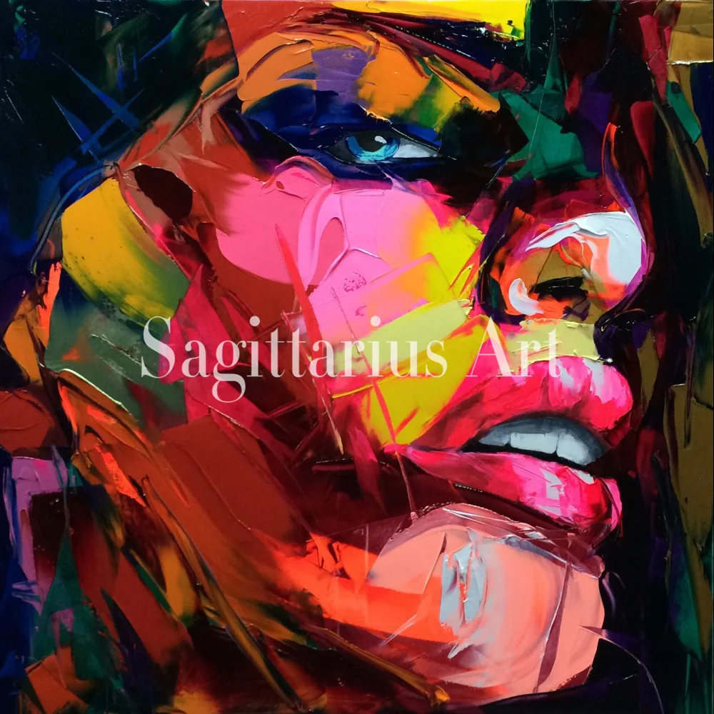 

Francoise Nielly Designers Art work Hand Painted Palette knife Oil Painting Canvas Wall Decoration For Living Room Fine Art