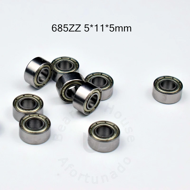 10 pcs 685 5*11*3 5x11x3 mm Open Metal Ball Bearing Bearings
