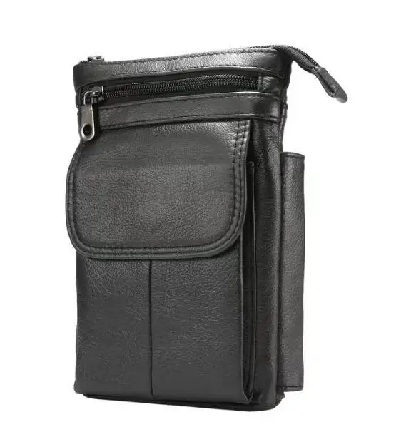 

Genuine Cow Leather Hook Loop Clip Shoulder Belt Phone Case For Galaxy J4 J6 S10 S9 S8 Plus Note 9 Note8 A8S A6S S7 S6 edge Plus