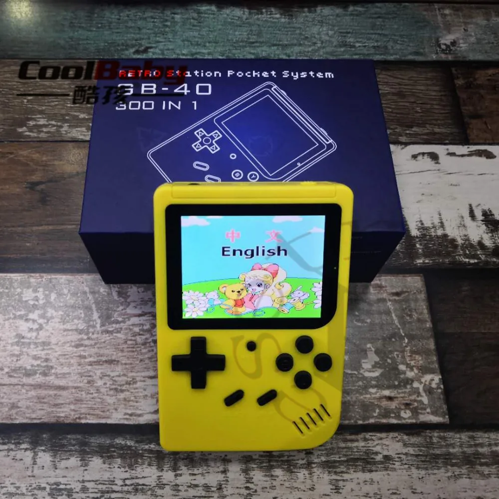 Retro mini TV portable 3.0" Screen Handheld Game Console Gaming Console