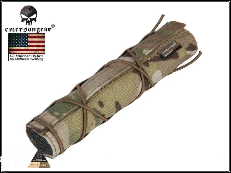 Ограниченное количество EmersonGear 22 см Airsoft Suppressor Cover PenCott Badlands GreenZone Multicam Black Tropic Arid и т. д