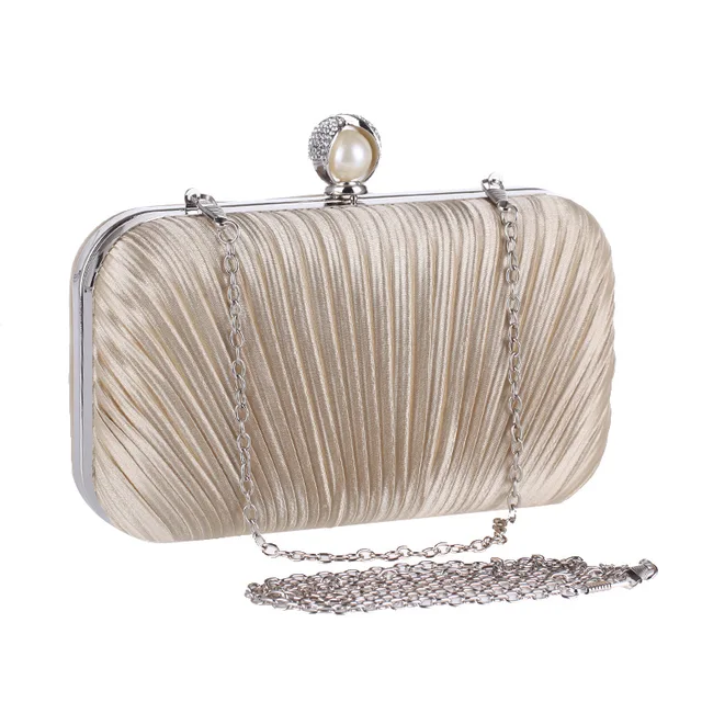 Female Diamond Pearl Evening Bag Handbag Clutch Bag For Party Women Wedding Bags For Bride Purse Shoulder Bags ZD1008 5