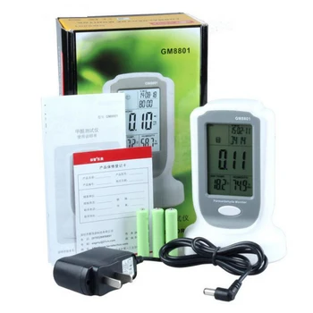 

HCHO CO2 Detector Temperature Hunidity Meter Date Carbon Dioxide 0-2000ppm Formaldehyde NDIR CO2 Gas Analyzer Thermometer