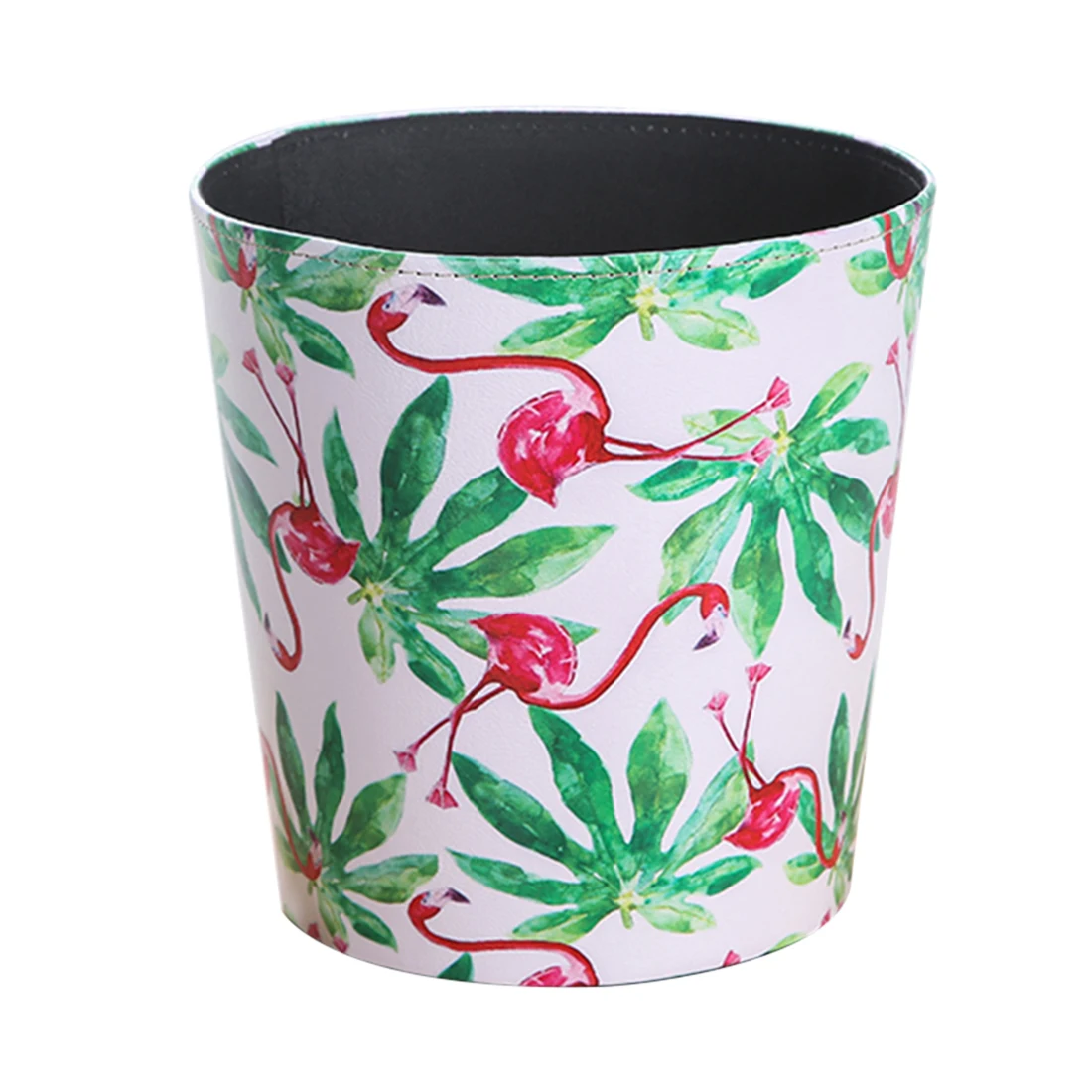 British Style Flamingo Trash Bin Household Uncovered Garbage Can