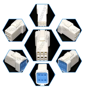 

White 6 Pin Sealed Connector JST Jwpf 06R-JWPF-VSLE For Led