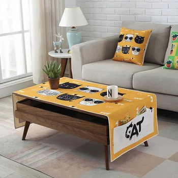 

Free Shipping Multi-size Europe Style Printed Cotton Linen Tablecloth Dust Proof Covers For Home Party Table Cloth MZR041