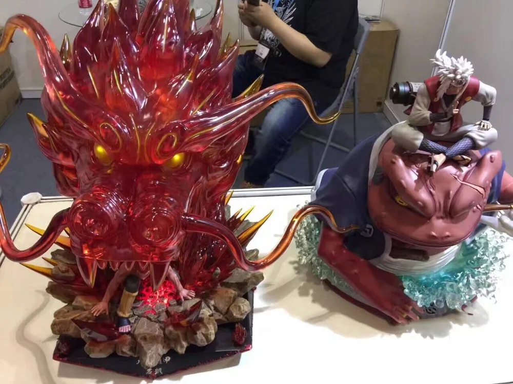 MODEL FANS IN-STOCK STR NARUTO Might Guy final battle ver GK resin made statue contain light for Collection