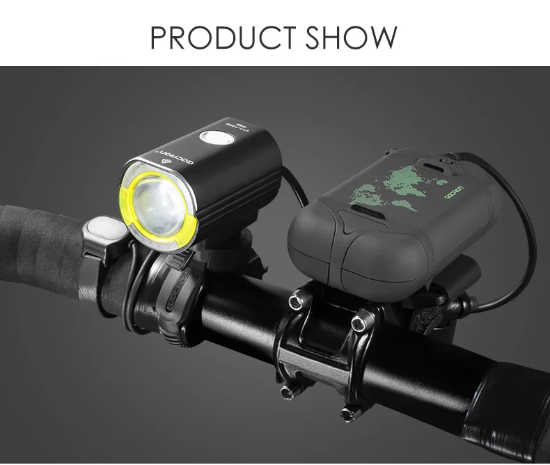 Clearance Gaciron V11 Split Type Bicycle Headlight for Race IPX6 Waterproof 1000 Lumens Bicycle Light Front Bicycle Accessories 13