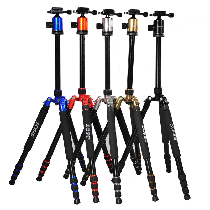 Zomei Z888 5 Color Professional Portable Traveling Tripod Monopod Ball Head for font b Digital b
