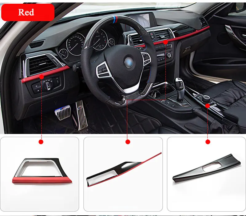 Для BMW 3 4 серии f30 f34 GT 316i 320li 2013 2017 автомобильный аксессуар ABS центральная консоль