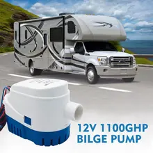 12 В 1100GPH лодка морской Автоматический погружной автоматический переключатель Трюмный водяной насос фургон, Кемпинг Рыбалка маленький бассейн фонтаны