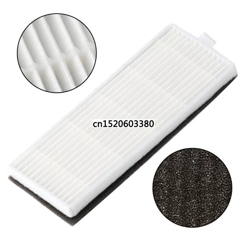 

SKYMEN Hepa Filter Sponge Filter Kit Replace For Ecovacs CEN550 Vacuum Cleaning Robot