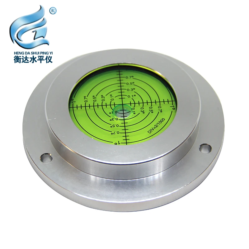 

Round Spirit Levels Crane horizontal bubble Level Measuring Instrument Size 100*75*20mm 1 order