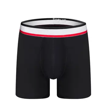 

ORLVS Brand Male Panties Breathable Boxers Cotton Men Underwear U Convex Pouch Sexy Underpants Solid Men Homewear Shorts