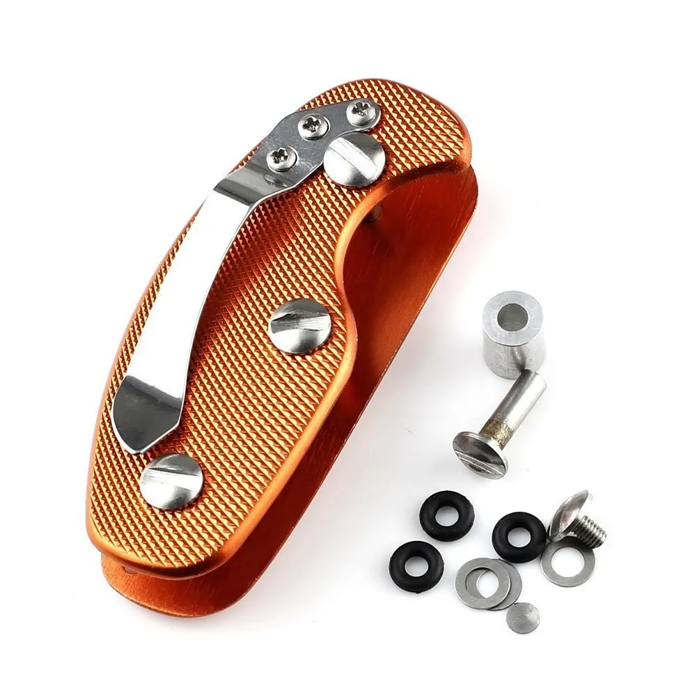 Многофункциональный Карабин для повседневного использования, органайзер для ключей, вешалка с пряжкой, инструмент для подъема, многофункциональный инструмент, универсальный карман для гаджетов, держатель, зажим для кемпинга, quickdraw - Цвет: Orange