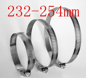 

232-254mm,304,321,316 Stainless steel hose hoops,clamp hoop,pipe clamp,hose clamp,hydraulic hoses
