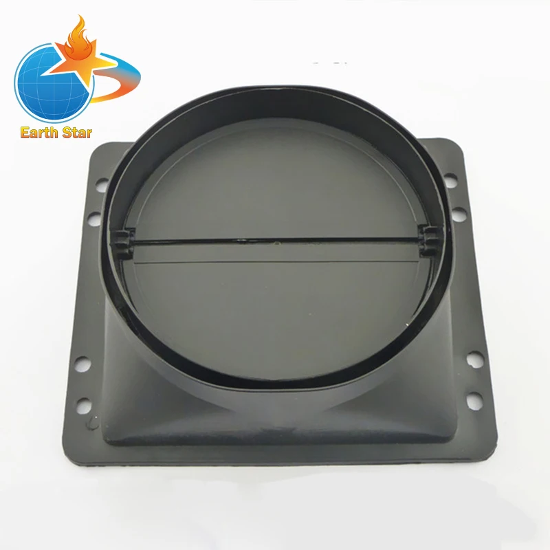 OD 15cm Hanging Hood Accessories Range Hood Check Valve Smoke Machine