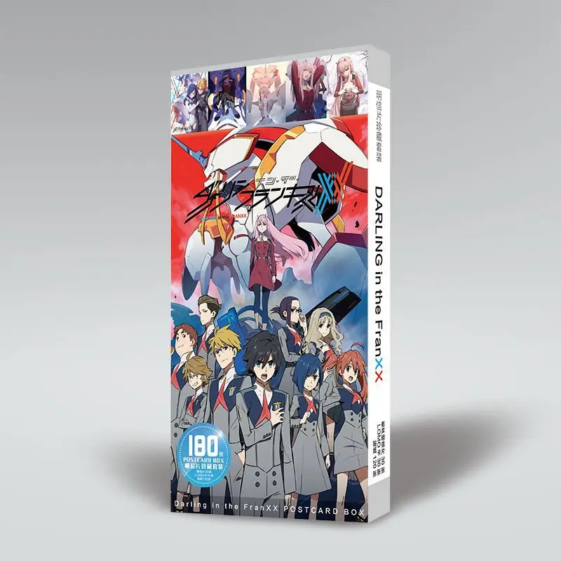 Аниме DITF Darling in the Franxx 02 Zero Two ICHIGO Fanart открытка почтовые открытки наклейка Artbook