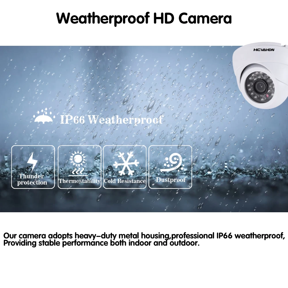 HCVAHDN 5MP NVR комплект 4CH сети видеонаблюдение POE Системы 4 шт. 4.0MP открытый Крытый