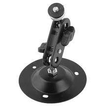 MOOL 8CM Metal Height Wall Bracket CCTV Camera Black Neck Support Bracket