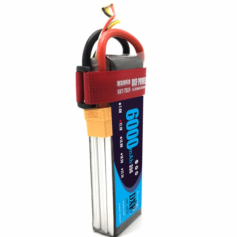 Аккумулятор DXF 3s 11 1 V lipo 6000mah 35C Max 60C Lipo для радиоуправляемого вертолета грузовика