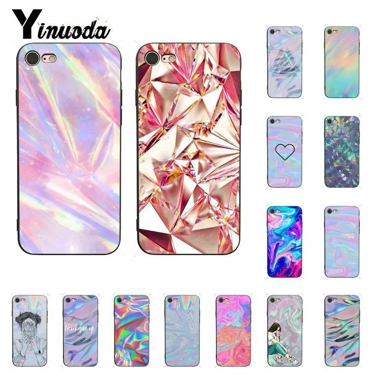 

Yinuoda Pastel Metallic Tumblr Novelty Fundas Phone Case Cover for iPhone 8 7 6 6S 6Plus X XS MAX 5 5S SE XR 10 Cover