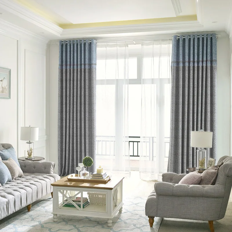 Современные двухсторонние жаккардовые тканевые шторы для спальни гостиной пиксельный узор Изысканная Роскошная занавеска «москитная сетка»