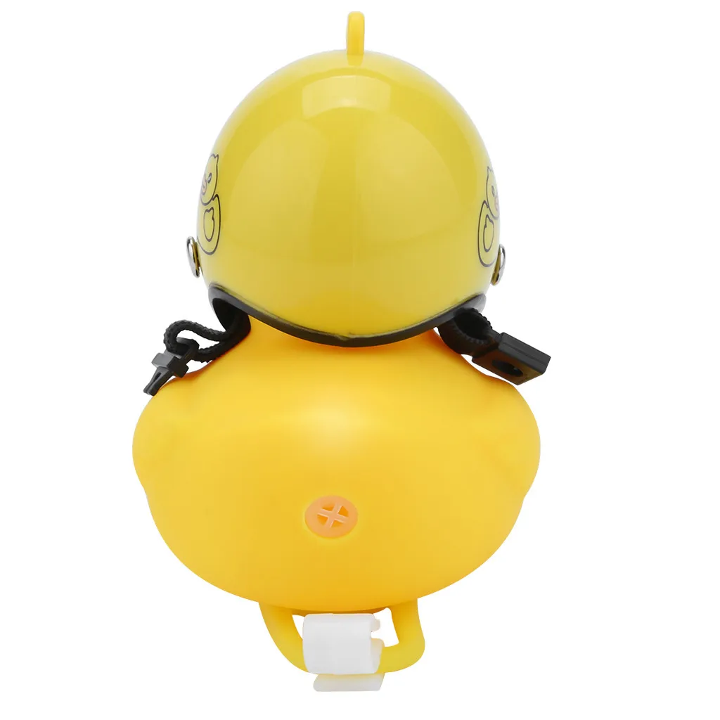 Мультяшный желтый силикагель в форме маленькой утки, велосипедные колокольчики, блестящий руль для горного велосипеда, головной светильник, аксессуары, новинка 4,0