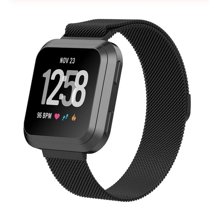 Регулируемый ремешок Миланская петля Замена для Fitbit часы Versa браслет 125 мм 210