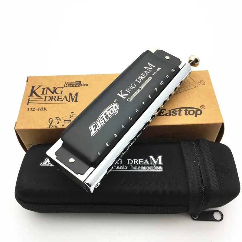 Хроматическая гармоника easttop 1248K армоника cromatica профессиональные музыкальные
