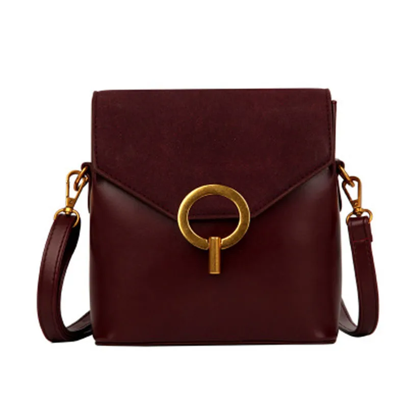 

Retro matte small bag female 2019 four seasons new tide single shoulder port wind wild Messenger multifunction bag