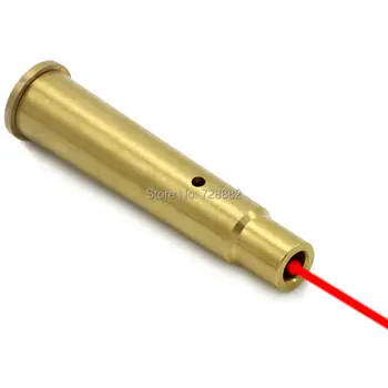 

Brass Red Dot Laser Bullet Shaped Bore Sighter Cartridge 303BR Hunting Rifle Accessories Free Shipping