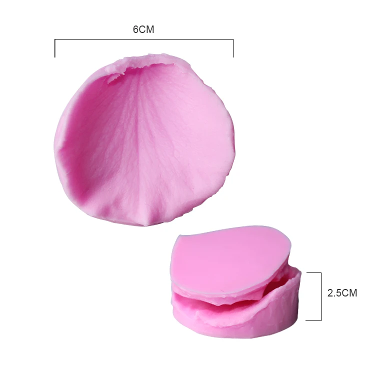 

Rose petals veiner Sugar tool Meridians flower silicone cake mold simulation gum paste mould