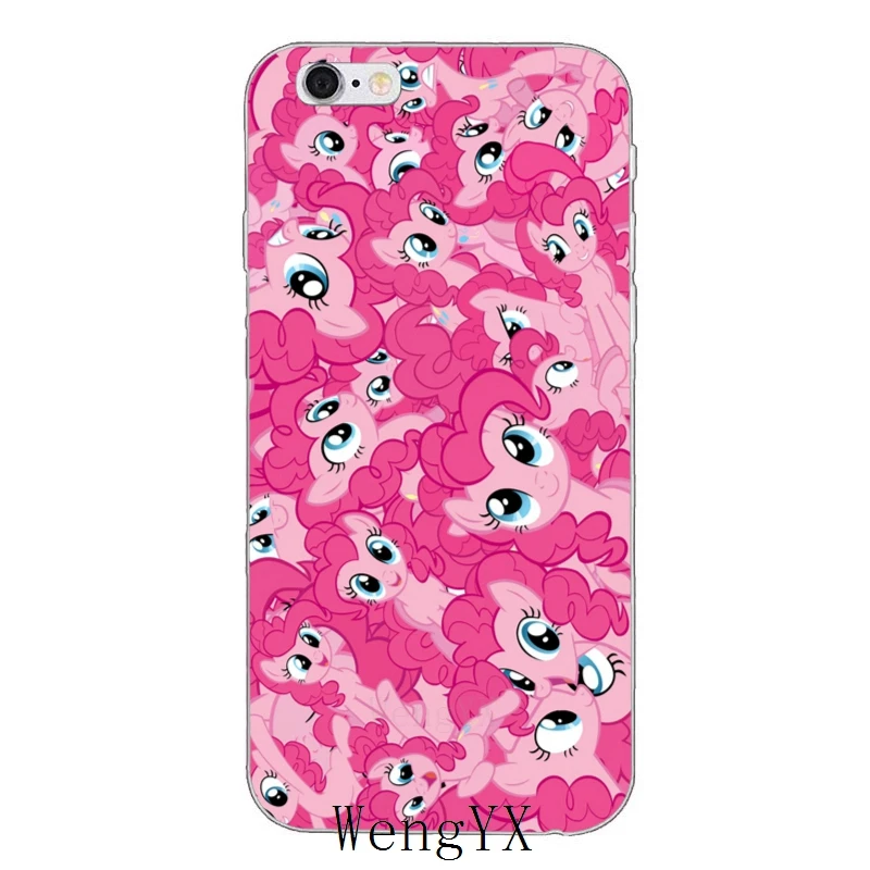Тонкий мягкий чехол для телефона с рисунком из мультфильма red my little pony Pinkie Pie Xiaomi Mi