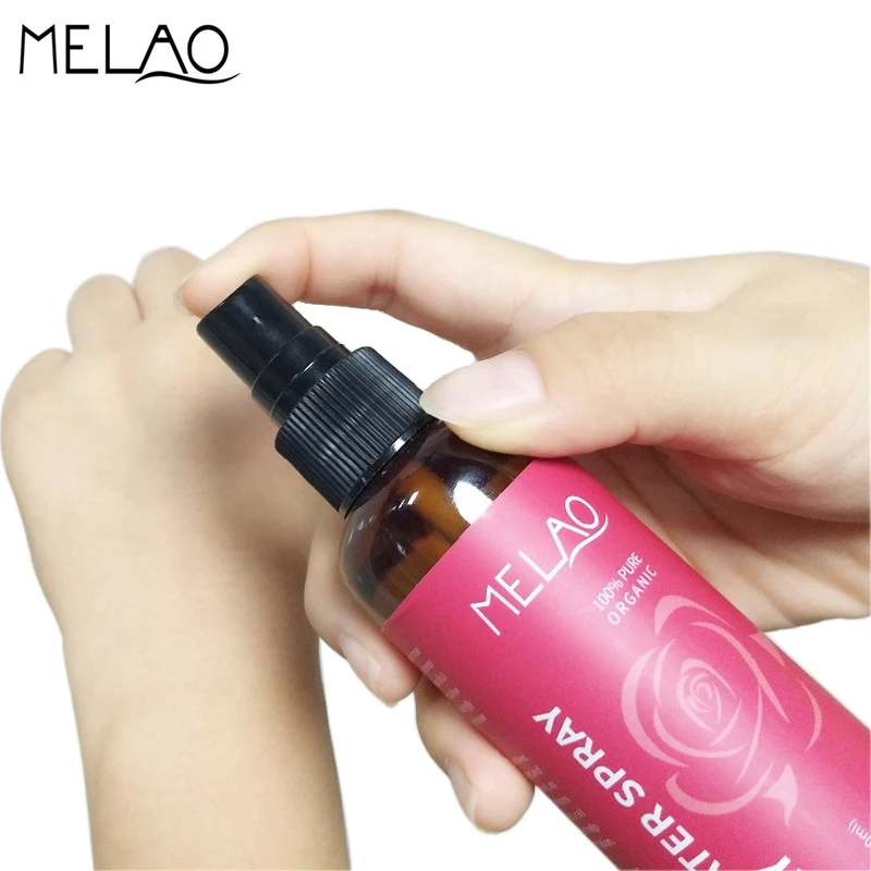 

MELAO Organic Rose Water Spray Face Toner Rose Essence Face Moisturizing Refreshing Relaxing Ageless Skin Care 100ml