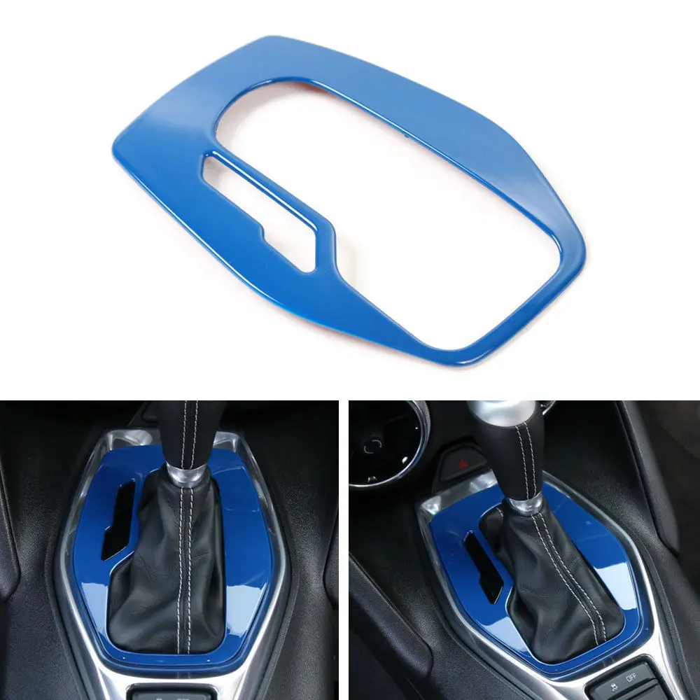 BBQ @ FUKA Matte ABSGears Panel de Cambio cubre las piezas interiores del coche apto para Chevrolet Camaro 2017 accesorios para el estilo del coche